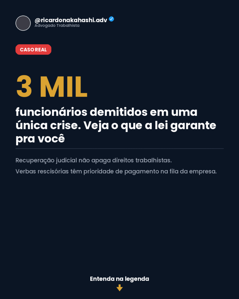 Demissão em massa Casas Bahia direitos trabalhistas verbas rescisórias