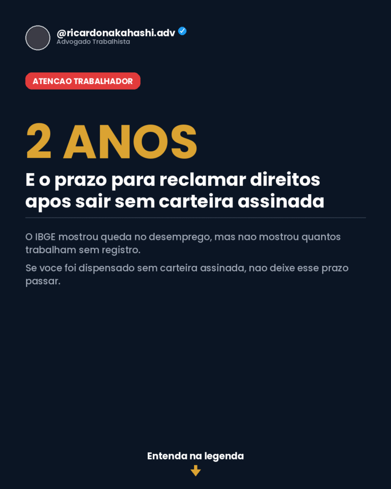 IBGE: desemprego cai mas informalidade sobe - direitos trabalhistas - Nakahashi Advogados