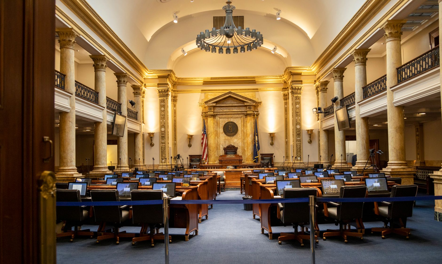 Plenário do Senado durante sessão de votação