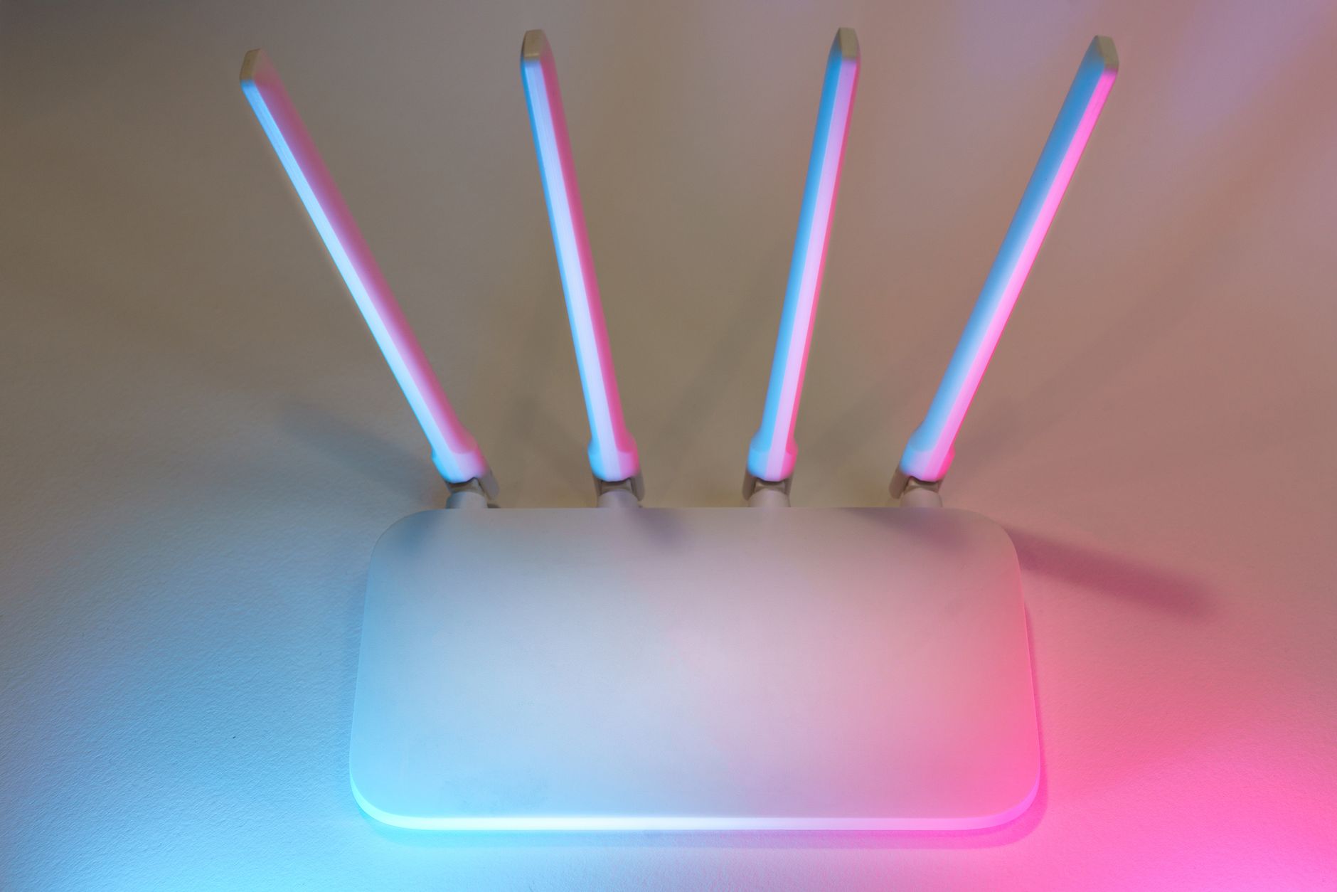 Roteador de internet usado no trabalho remoto